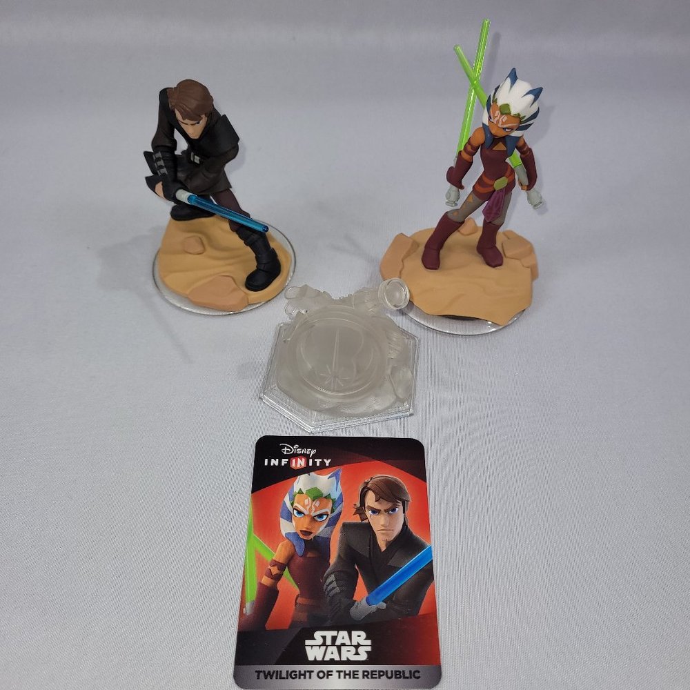 Disney Infinity Star Wars Twilight of the Republic Prequel Video Game Figure Set